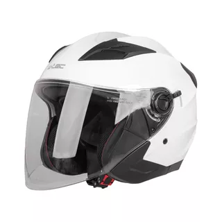 Nyitott bukósisak W-TEC Barcela - fényes fehér