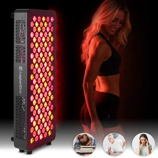 Infravörös LED panel inSPORTline Flabor EVO - 120 LED, 7 egyénileg beállítható program, felfüggeszthető vagy szabadonálló, érintőképernyő, távirányító