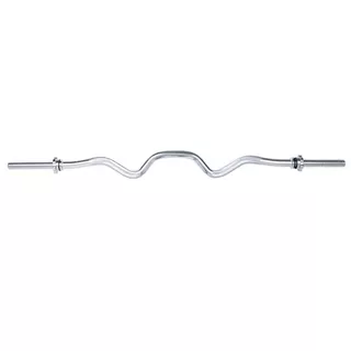 Súlyzórúd inSPORTline Combinatore (123 cm / 30 mm, szorítókkal), csúszásmentes, bordázott markolat, változtatható markolat