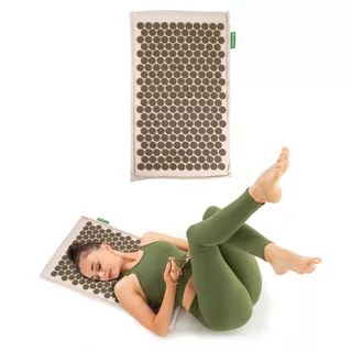 Masszázs matrac inSPORTline AKU-2000 72x44x2cm - bézs