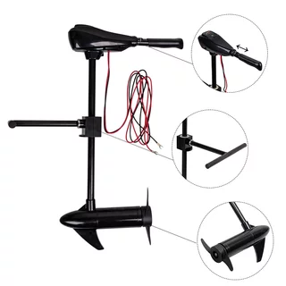 Hajómotor inSPORTline A1001 46lb/492W/12V, csendes működés, kétlapátos légcsavar, teleszkópos fogantyú, rögzítés állítható merülési magassággal