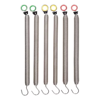 Pótrugó-készlet az inSPORTline Comfolder Pilates Reformerhez, a csomag 6 rugót tartalmaz, sima és egyenletes ellenállás