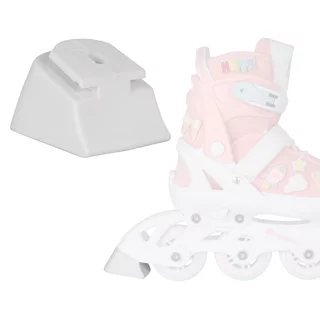 Fék inSPORTline Labelo görkorcsolyához, kiváló tapadás, csavaros rögzítés, szintetikus gumi