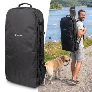 Paddleboard hátizsák inSPORTline WaveMate Bag, párnázott vállpántok, strapabíró anyag, szellőzőnyílások, két kompressziós heveder