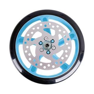 Pótkerék féktárcsával Discola rollerre 200x40mm - kék