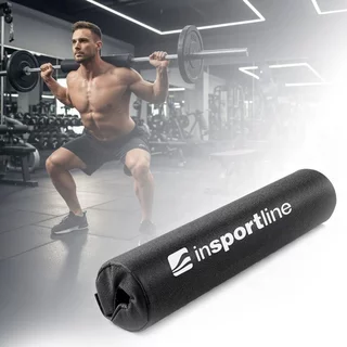 Súlyzórúd védő inSPORTline Enberoll 40x8 cm, tépőzáras rögzítés, habszivacs anyag, Oxford szövet