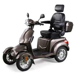 Négykerekű elektromos robogó inSPORTline Antun - barna