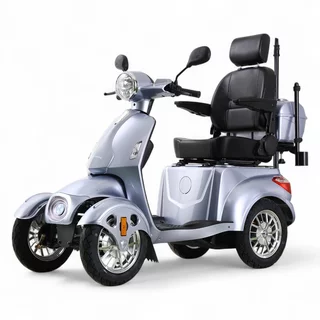 Négykerekű elektromos robogó inSPORTline Antun - levendula ezüst