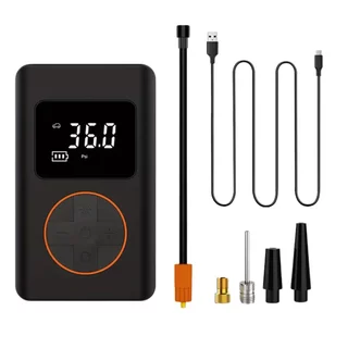 Elemes pumpa inSPORTline Gaberila Power Bankkal és LED lámpával