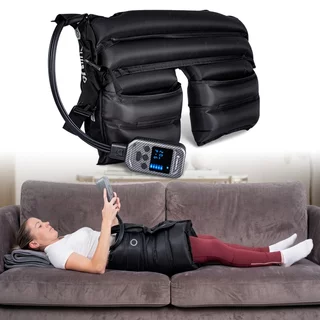 Kompressziós masszázsnadrág inSPORTline Complift, 5 légkamrával, 4 masszázsmóddal, 6 nyomásszinttel, praktikus hordozótáska, intuitív vezérlő