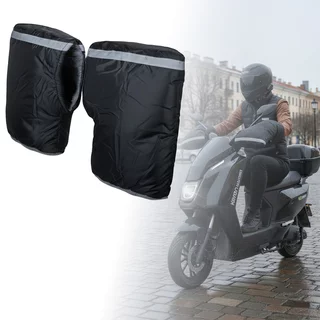 Kormánykesztyű inSPORTline Glovara, puha és meleg belső gyapjú, zsinórral zárható, fényvisszaverő elemek