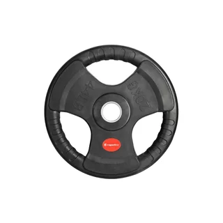 Gumírozott olimpiai súlytárcsa inSPORTline Graton OL 20 kg 50 mm, fokozott kopásállóság, ergonomikus forma, magas tartósság