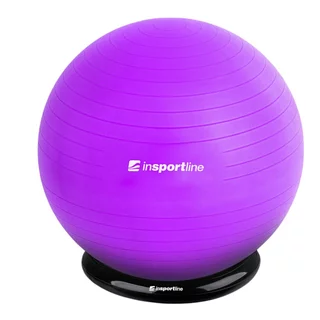 Gimnasztikai labda inSPORTline Top Ball 85 cm alappal - lila