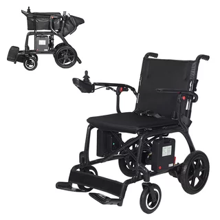 Elektromos karbon kerekesszék inSPORTline Feally, joystick vezérlés, elektromágneses fékek, biztonsági öv, 20–25 km hatótáv