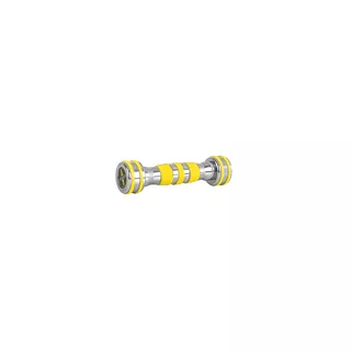 Króm súlyzó inSPORTline Yellsteel 1 kg, erős krómozott bevonat, ergonomikusan formázott fogantyú,, súlyjelzések a súlyzók oldalán