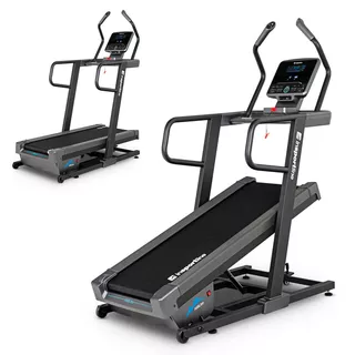 Futópad inSPORTline Hill Lite, 2.5lóerő, elektromos dőlésszög 34,92% - 40 pozició, max.120kg, futófelület 140x46cm, 20 program, HRC,USB