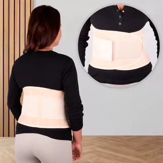 Neoprén deréköv inSPORTline Waistrim - bézs