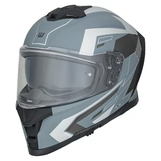 Motoros sisak W-TEC Nexwor Graphic, aerodinamikusan kialakított héj, zárható szellőzőrendszer, Pinlock® 70 előkészítés, mikrometrikus csat zárással