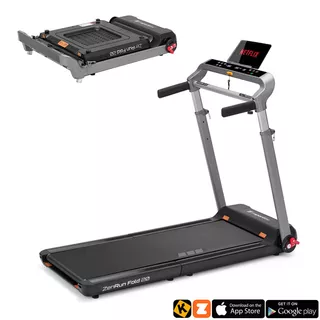Összecsukható futópad inSPORTline ZenRun Fold 20, 1.5LE, max.110kg, futófelület 130x44.5cm, mellkasi öv, 40 program, otthoni