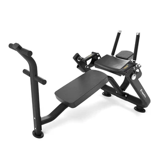 Hasizom erősítő pad inSPORTline Velocer tárcsasúlyos, mobiltelefontartó, szállítókerék a könnyű mozgatáshoz, strapabíró szerkezet, ergonomikus ülés