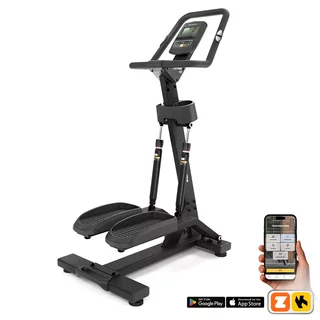 Stepper inSPORTline ZenPeak 50, LED kijelző, Body Fat és Recovery programok, beépített pulzusérzékelők, Zwift és a Kinomap okosalkalmazások