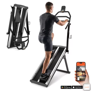 Fitness lépcső inSPORTline ZenPeak 80, csúszásgátló lépcsőfelület, áttekinthető LCDkijelző, elektromágneses fékrendszer, valósághű lépcsőző szimuláció