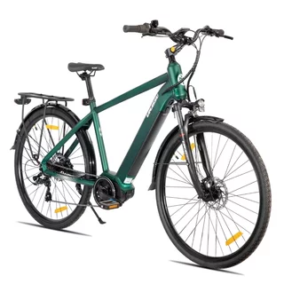 Elektromos túrakerékpár Lamassu Allanton 27,5" 374Wh, akár 80 km hatótávolság, 3 segédmóddal rendelkező TFT-kijelző, hidraulikus tárcsafékek - zöld