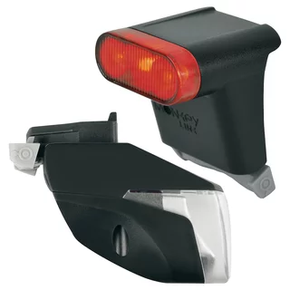 Első és hátsó lámpa szett SKS Monkeylight 50Lux/130Lumen CS Set Connect, csatlakozás MonkeyLink rendszerrel, megfelel a német StVZO előírásoknak 