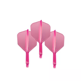 Dart nyíl Target K-Flex Neon No.6 Medium 3 db - fluor rózsaszín