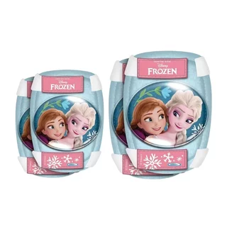 Könyök- és térdvédők Frozen II - világoskék, kényelmes párnázás, keményített műanyag