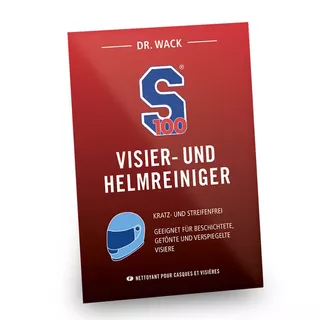 Plexi és bukósisak tisztító kendő S100 Visier und Helmreiniger Tuch