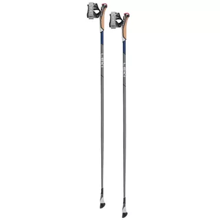 Nordic Walking bot LEKI Smart Flash, fix hosszúságú kivitel, 70%-os karbonszerkezet, ergonomikus Nordic Shark markolatok