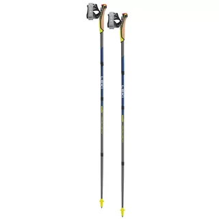 Nordic Walking bot LEKI Traveller FX One Carbon, fix hosszúság, összecsukható kialakítás, légáteresztő hálós pánt