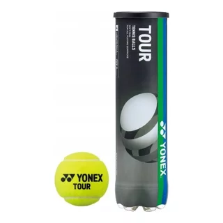 Teniszlabda 4 db Yonex Tour, ITF tanúsítás, kiváló láthatóság, tartós anyag 