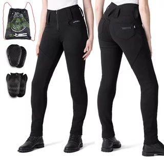 Női motoros leggings W-TEC Nombutta - fekete