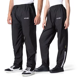 Motoros esőnadrág W-TEC Rinstop, rugalmas derékrész, megerősített anyag, kopásálló anyag, Visionight fényvisszaverő elemek, csúszásgátló gumiszalagok