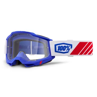 Motocross szemüveg 100% Accuri 2 - Kolby kék, átlátszó plexi