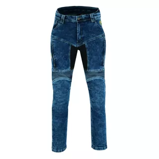 Motoros farmernadrág BOS Prado - Acid Blue