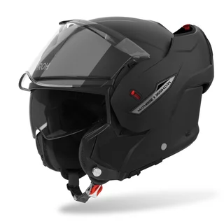 Felnyitható bukósisak AIROH MATHISS 2 Color P/J fekete, Pinlock fólia, nagy állnyitó gomb, plexiüveg karcolásgátló bevonattal