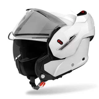 Felnyitható bukósisak AIROH MATHISS 2 Color P/J fehér fényes, Pinlock fólia, nagy állnyitó gomb, plexiüveg karcolásgátló bevonattal