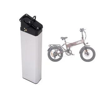 Tartalék akkumulátor fat bike-hoz inSPORTline ISL Baxom 840Wh, 80 km hatótáv, Li-Ion, kivehető