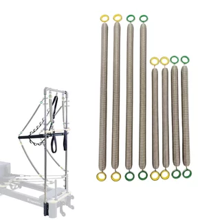 Tartalék rugókészlet inSPORTline Comfolder EVO Pilates reformer toronyhoz, 8 db a csomagban, optimális ellenállás