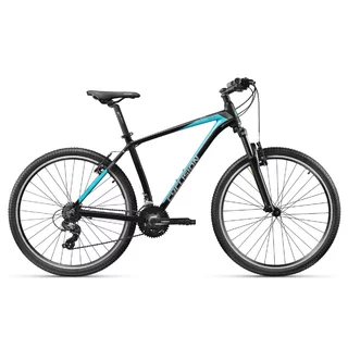 Hegyikerékpár Cyclision Corph 8 MK-II 29", SR SUNTOUR XCE 28 rugós villa, 21 sebességes Shimano váltószett, Alhonga fékek, memóriahabos nyereg - Ciánkék Éjszaka