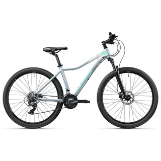 Női hegyikerékpár Cyclision Corpha 5 MK-II 29", teleszkópos villa, tárcsafékek, Shimano váltórendszer, széles gumiabroncsok - Mentás Szürke