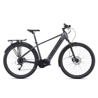 Férfi trekking elektromos kerékpár Crussis e-Gordo 7.11 715Wh 28" - modell 2026,szuper erős akkumulátor,erős Panasonic középmotor,hidraulikus fékek