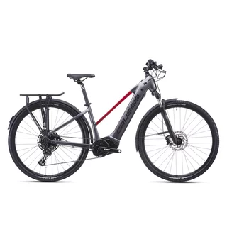Női elektromos túrakerékpár Crussis e-Savela 9.11 715Wh 28" - 2026, SHIMANO hidraulikus tárcsafékek , színes LCD kijelző, 170 km hatótávolság