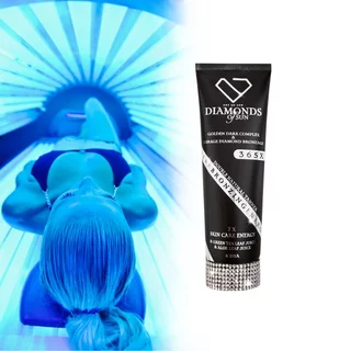 Napozókrém Diamonds of Sun Dark Bronzing Energy 250 ml, hidratál, puhít, táplál, önbarnító összetevők, óv a kiszáradástól