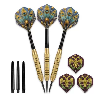Darts nyíl Shot Solo Brass Plated Value Range steel 3 db