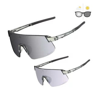 Fotokromatikus napszemüveg Altalist Hayate R2 Photochromic, ütésálló, ultra könnyű keret, széles látómező, karcolásgátló kezelés - szürke ezüst üveggel