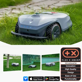 Robotfűnyíró Hookii Neomow X, 4000m², telepítést nem igényel, 3D LIDAR, 24° (45%), kamera, 60db, IPX5, 30-85mm vágásmagasság, intelligens, API, WiFi